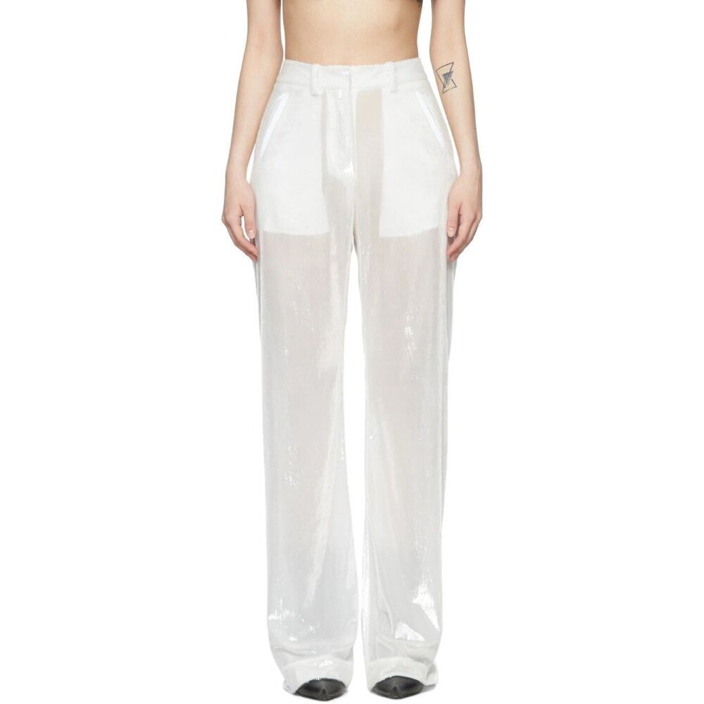 032c The Magic Pants Size 40 L Womens White Trousers $495